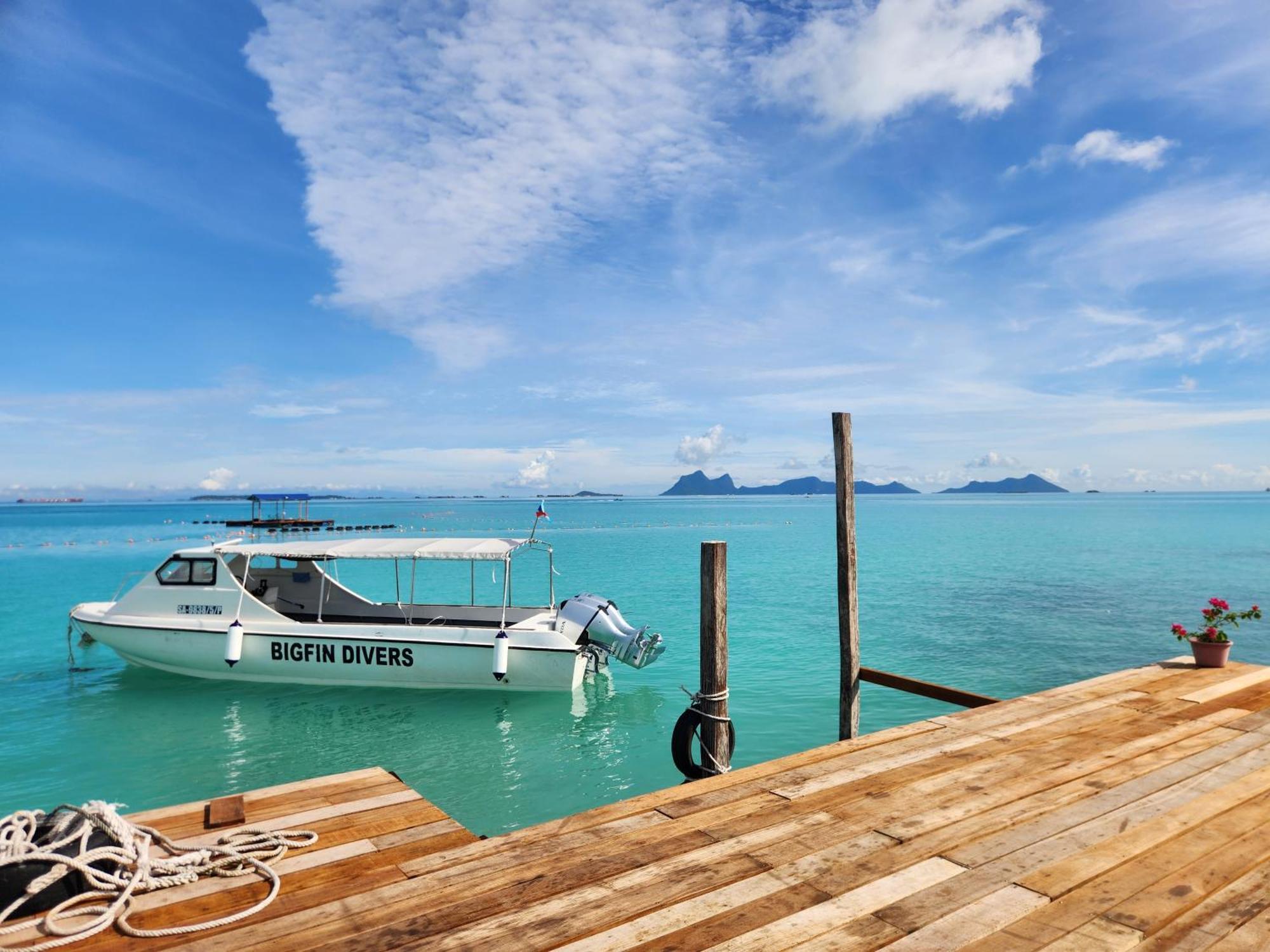 Bigfin Water Bungalow Hotel Semporna Ngoại thất bức ảnh